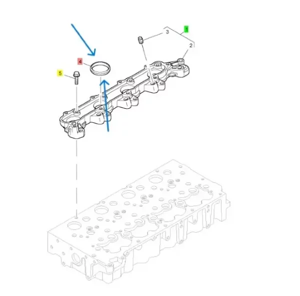 O-ring kolektora ssącego