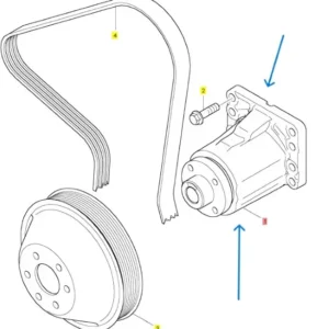Podstawa wentylatora Perkins - oryginał - T424078